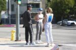 Abby Champion Patrick Schwarzenegger Out Shopping Maxfield West Hollywood