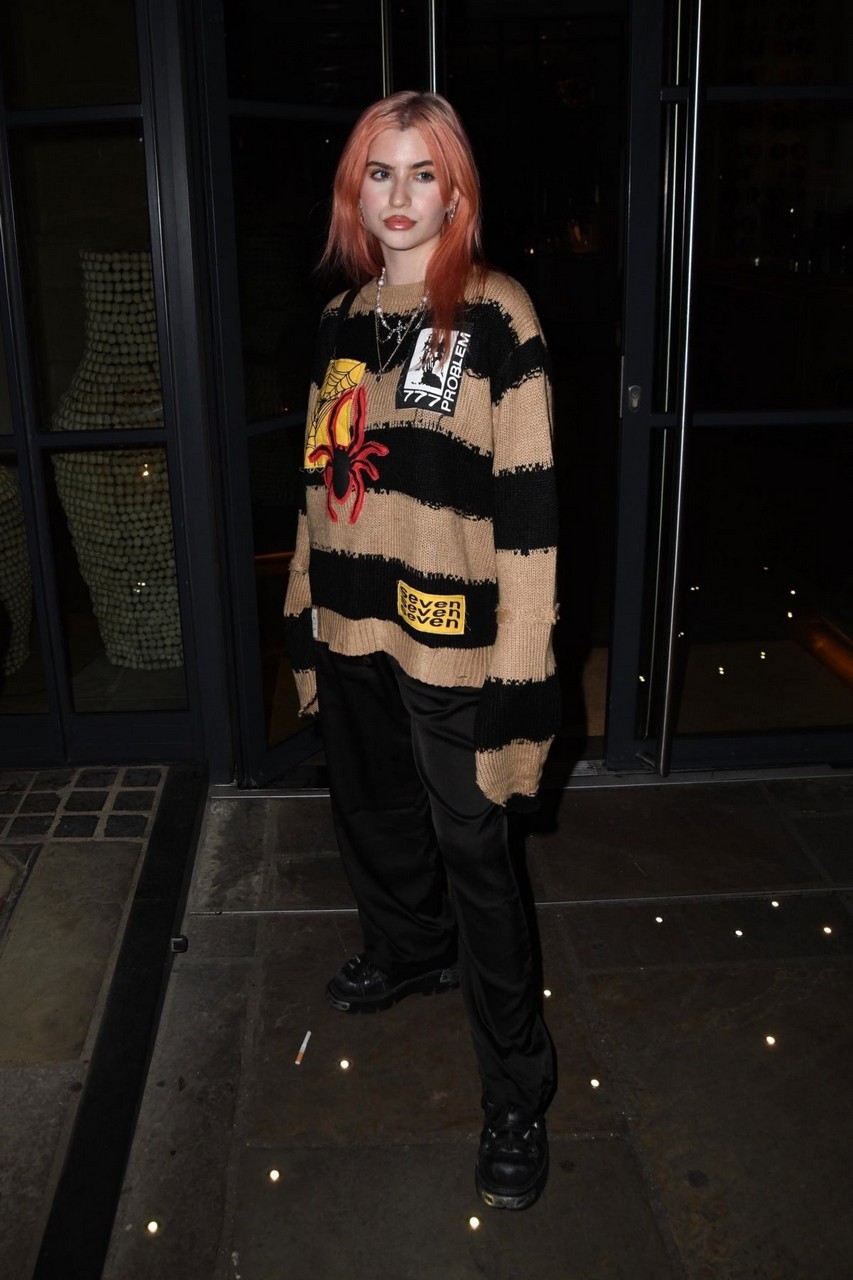Abby Roberts Arrives Spider Man No Way Home Gala Screening Ham Yard Hotel London