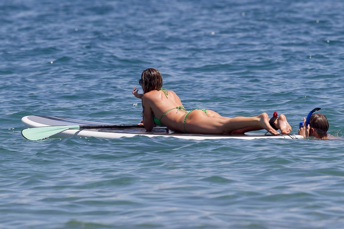 Abigail Abbey Clancy Bikini Paddleboarding Hawaii