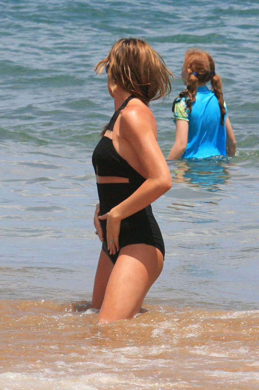 Abigail Abbey Clancy Swimsuit Beach Hawaii