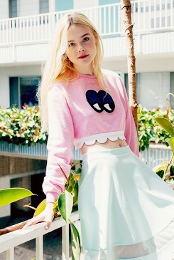 Actress Elle Fanning Stars In The July Issue Of