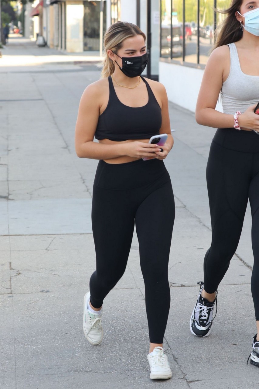 Addison Rae Heading Gym Beverly Hills