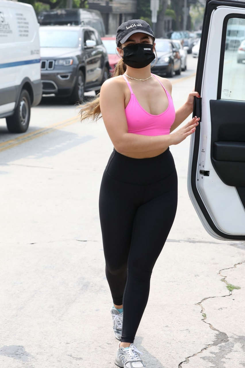 Addison Rae Leaves Private Workout West Hollywood