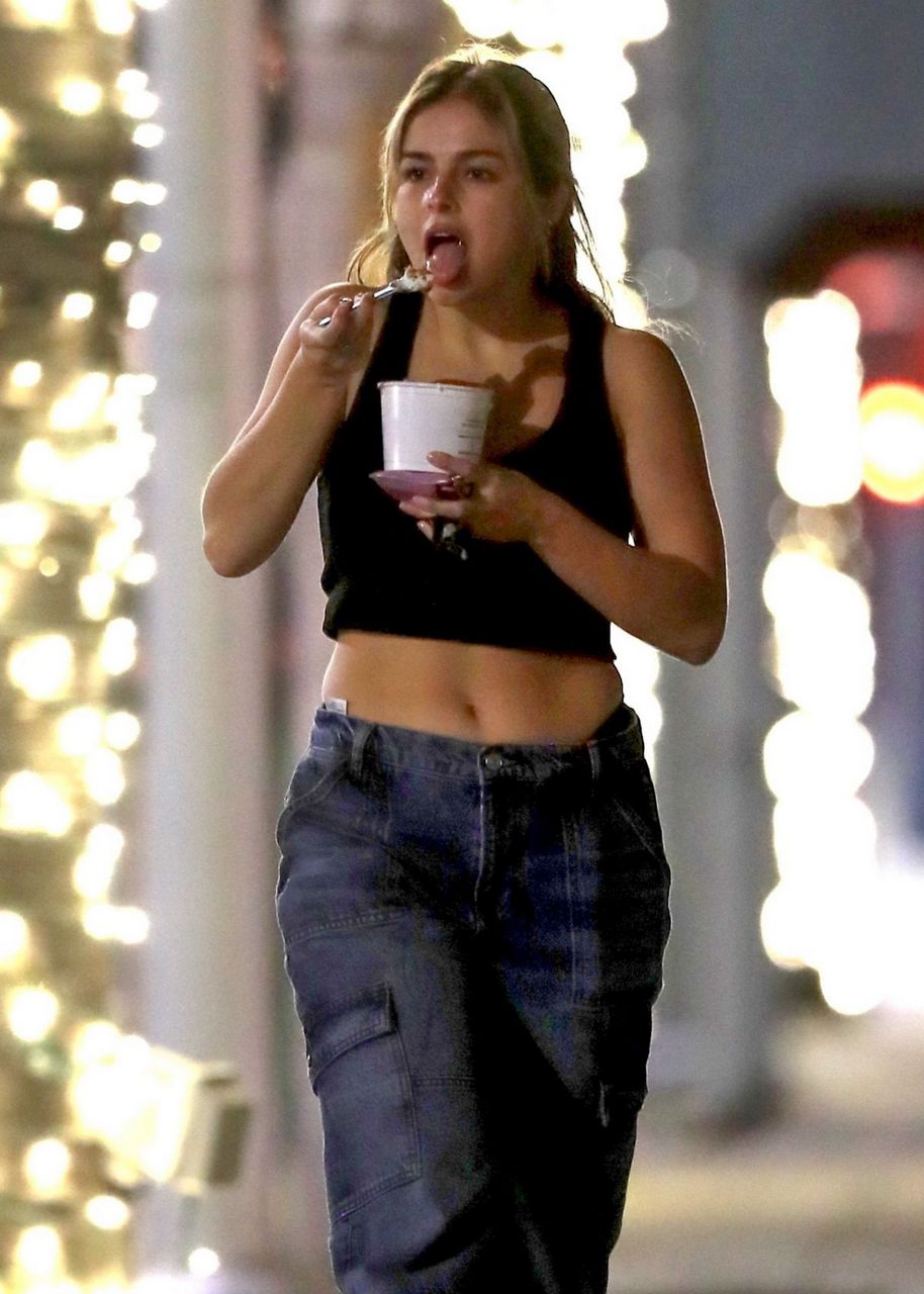 Addison Rae Out For Ice Cream West Hollywood