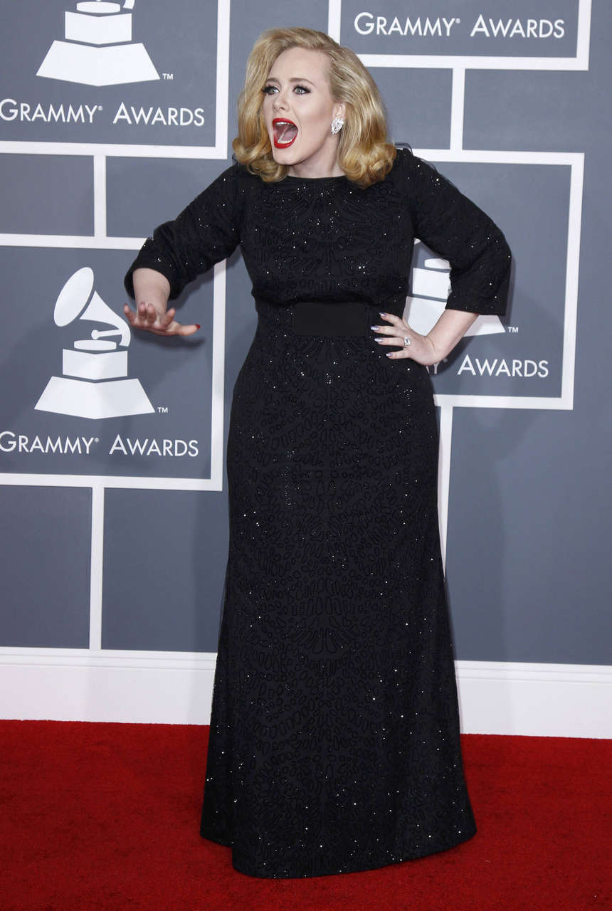 Adele 54th Annual Grammy Awards Los Angeles