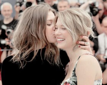 Adele Exarchopoulos And Lea Seydoux Cannes