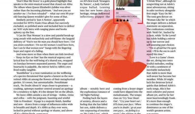 Adele Rolling Stone Magazine Uk December January (9 photos)