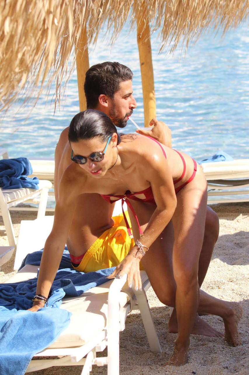 Adriana Lima Bikini Beach Mykonos