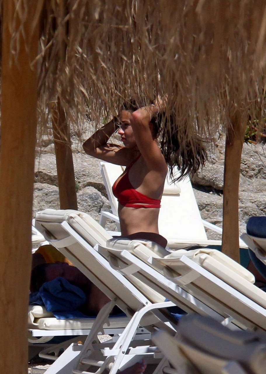 Adriana Lima Bikini Beach Mykonos