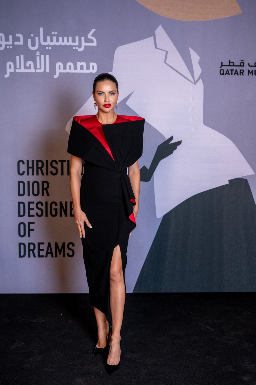 Adriana Lima Dior Designer Dreams Exhibition Doha