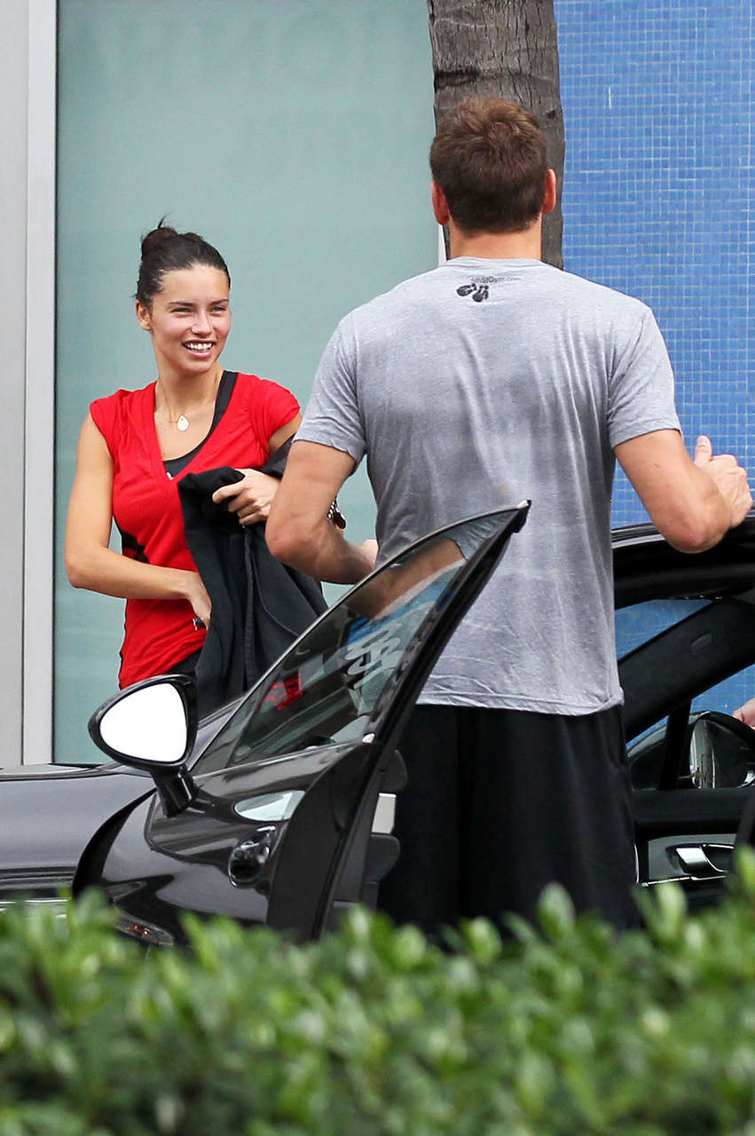 Adriana Lima Heading Gym