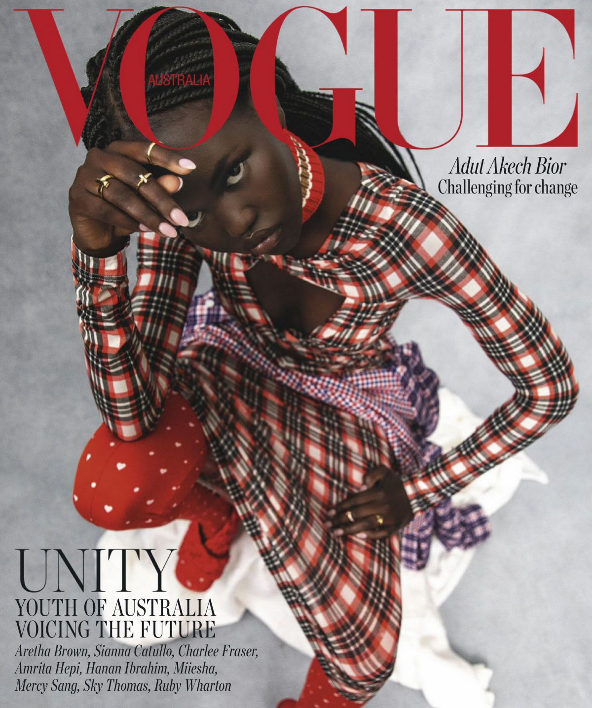 Adut Akech Vogue Magazine Australia August