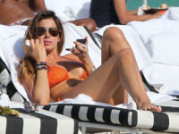 Aida Yespica Bikini Candids Beach Miami