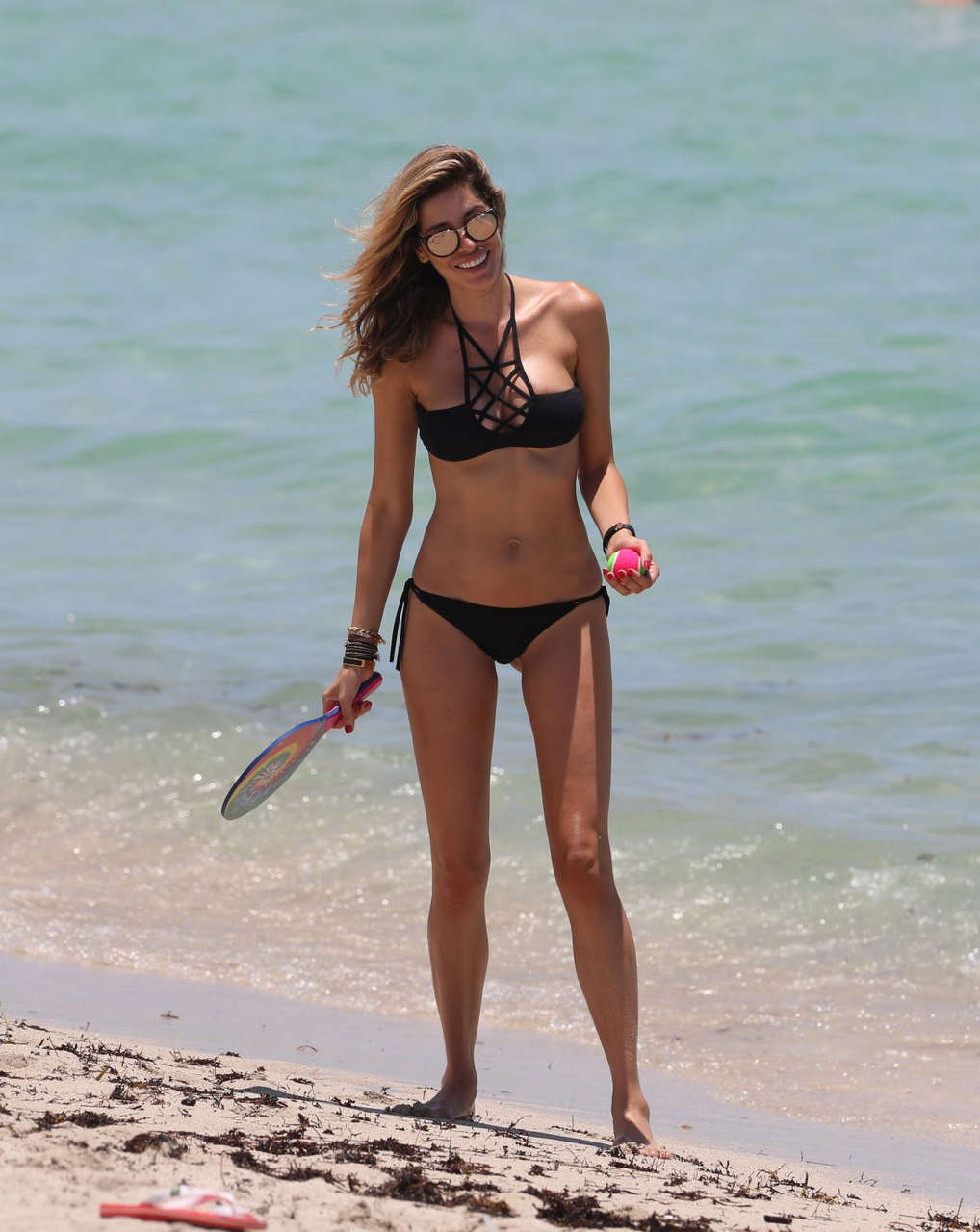 Aida Yespica Bikinit Beach Miami