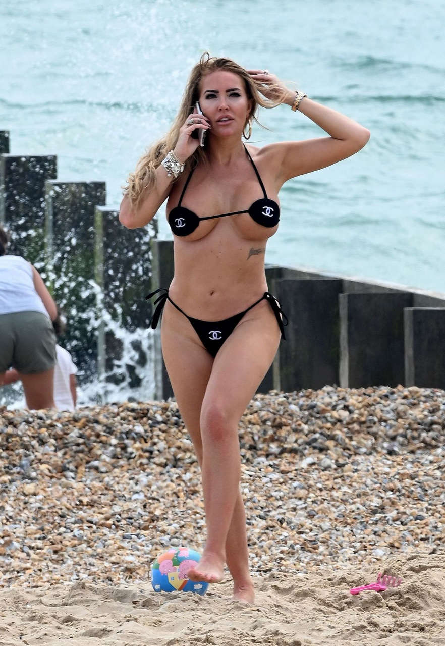 Aisleyne Horgan Wallace Chanel Bikini Beach London