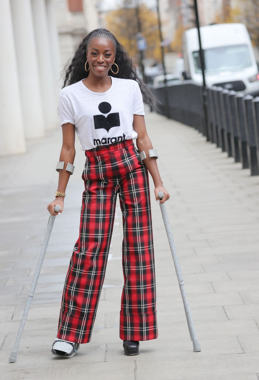 Aj Odudu Leaves Morning Live Tv Crutches London
