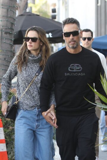 Alessandra Ambrosio And Richard Lee Out Beverly Hills
