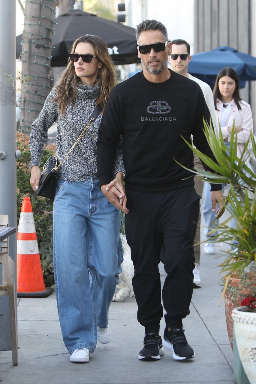 Alessandra Ambrosio And Richard Lee Out Beverly Hills