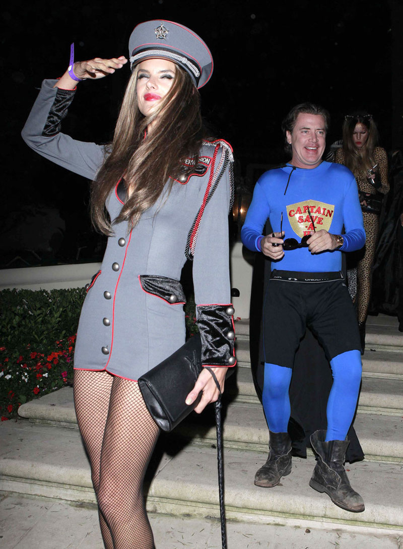 Alessandra Ambrosio Arriving Halloween Party Beverly Hills
