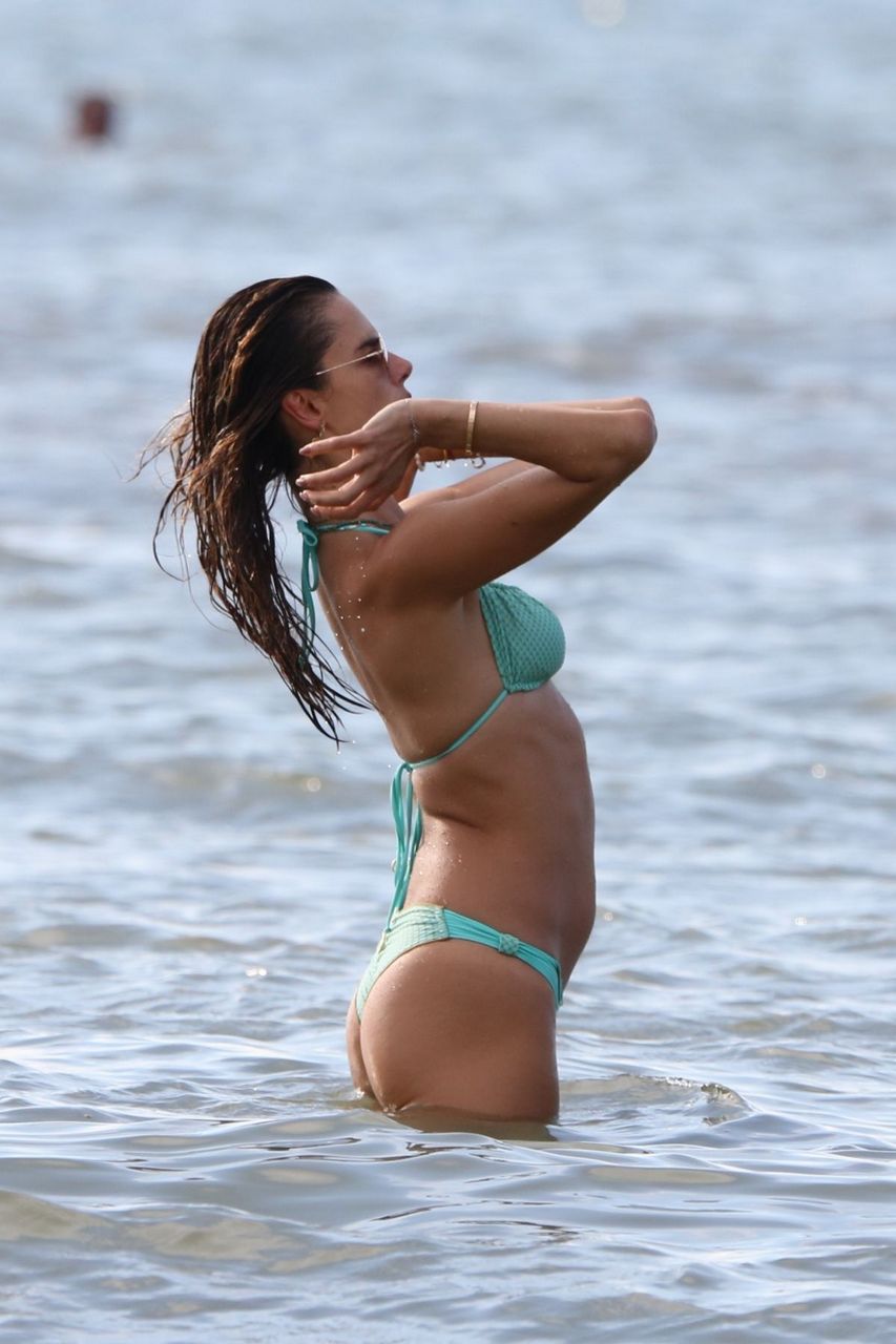 Alessandra Ambrosio Bikini Beach Florianopolis