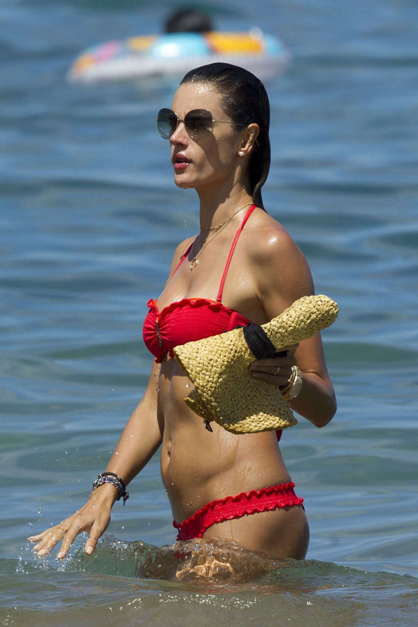 Alessandra Ambrosio Bikini Beach Hawaii