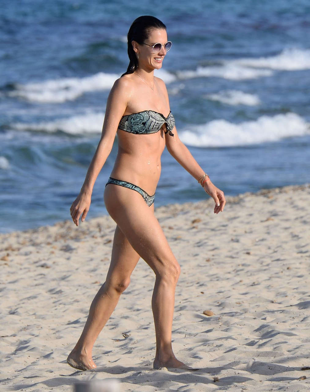 Alessandra Ambrosio Bikini Beach Ibiza