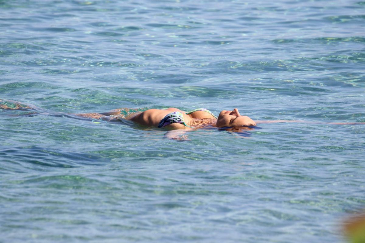 Alessandra Ambrosio Bikini Beach Mykonos