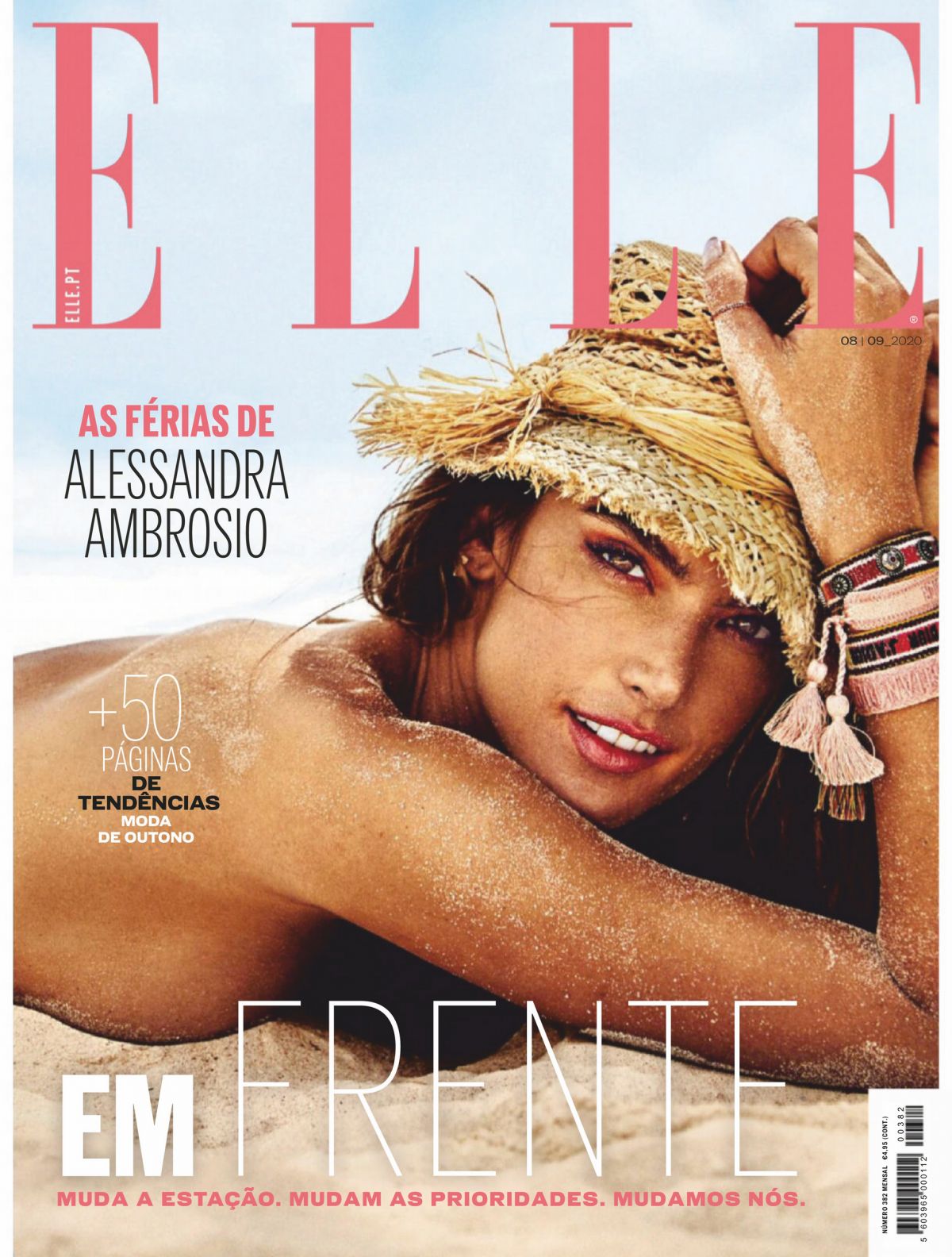 Alessandra Ambrosio Elle Magazine Portugal August
