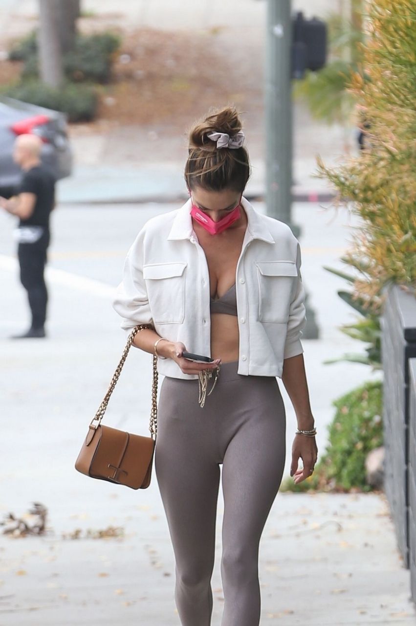 Alessandra Ambrosio Heading To Workout West Hollywood