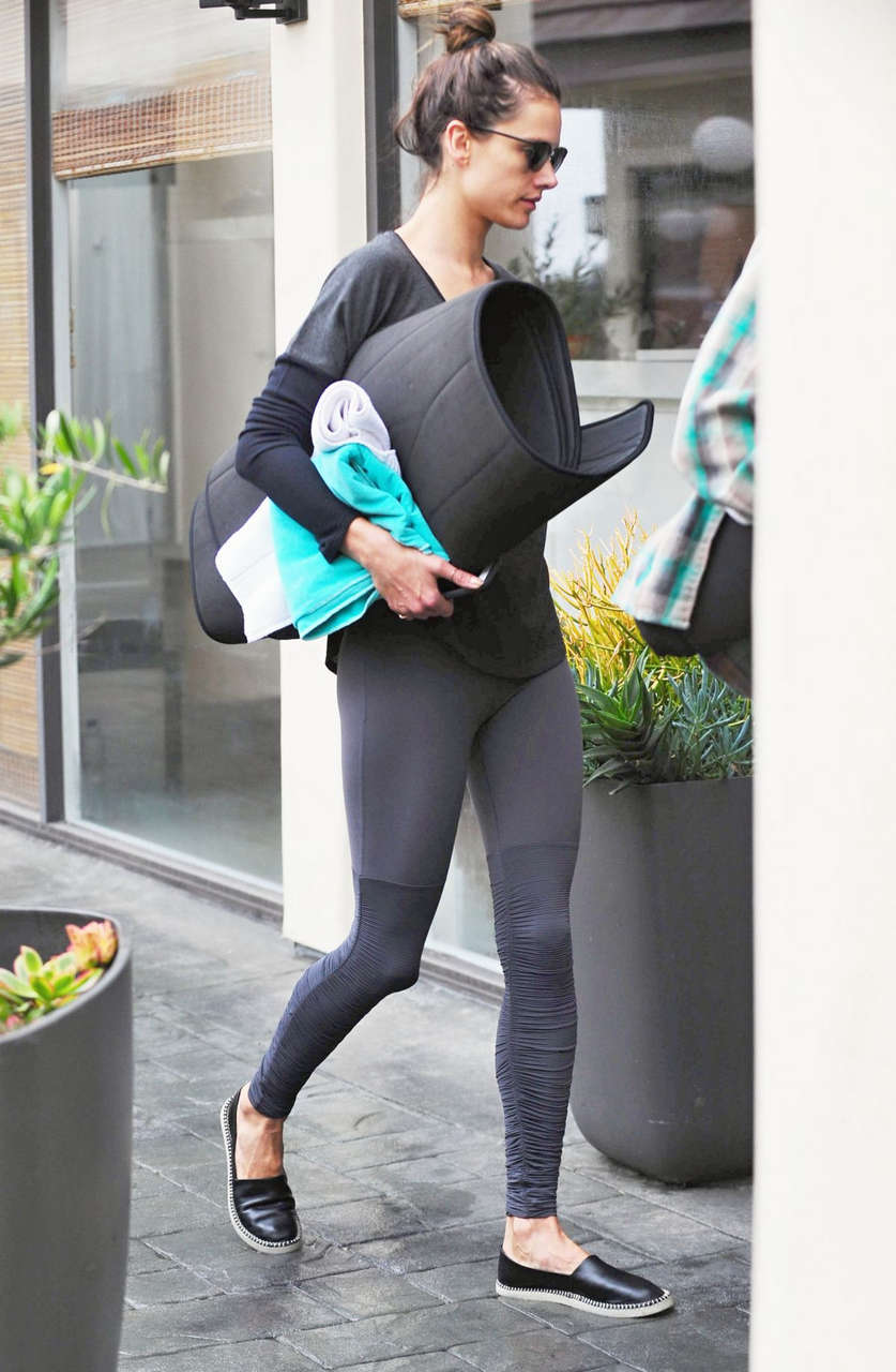 Alessandra Ambrosio Heading To Yoga Class Los Angeles