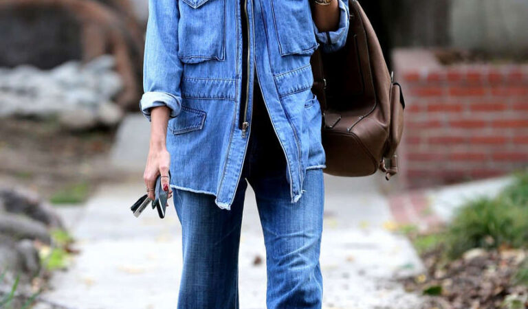 Alessandra Ambrosio Ine Jeans Out Brentwood (12 photos)
