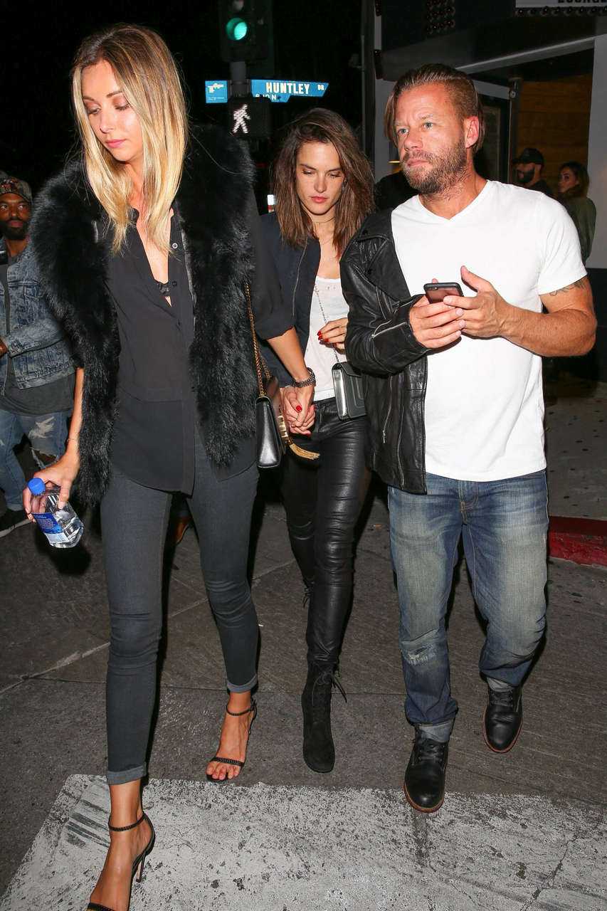 Alessandra Ambrosio Night Out West Hollywood