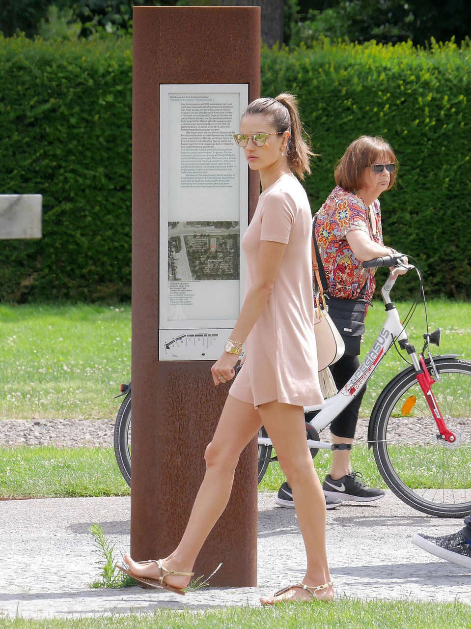 Alessandra Ambrosio Out About Berlin
