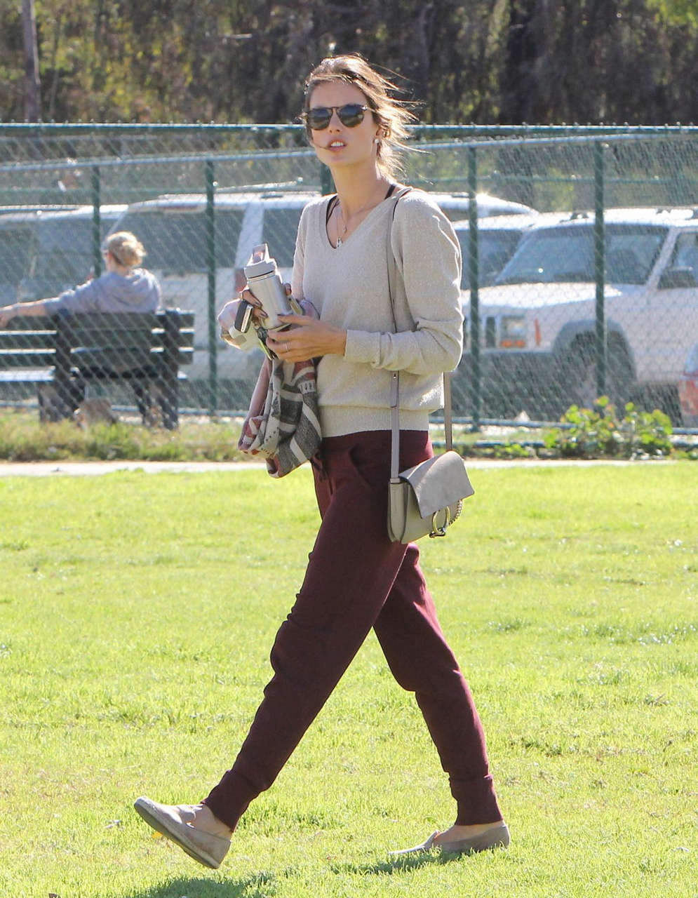 Alessandra Ambrosio Out About Brentwood