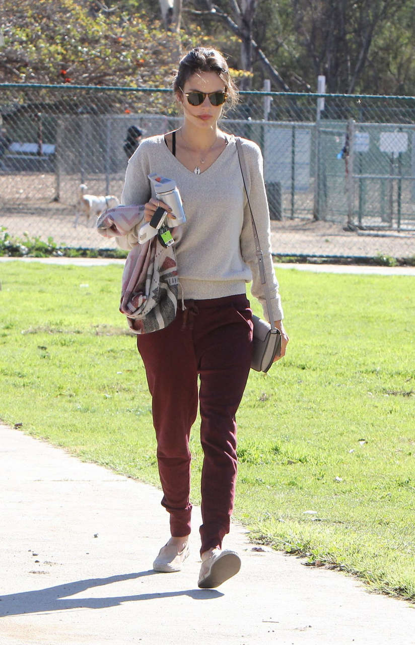 Alessandra Ambrosio Out About Brentwood
