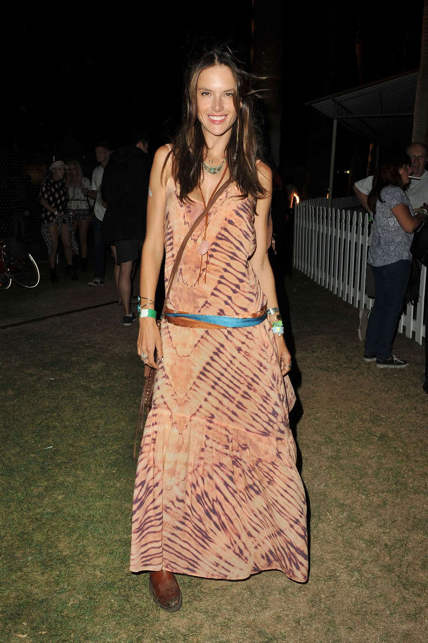 Alessandra Ambrosio Out About Coachella Festival