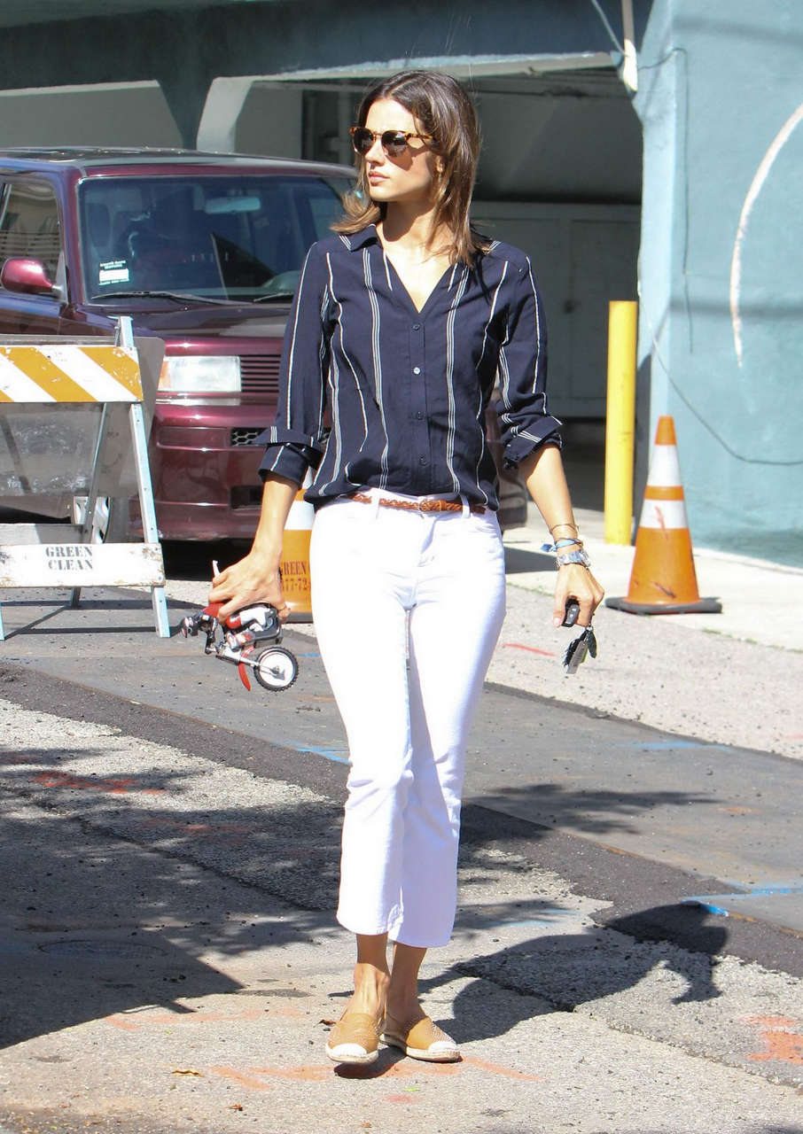 Alessandra Ambrosio Out Beverly Hills