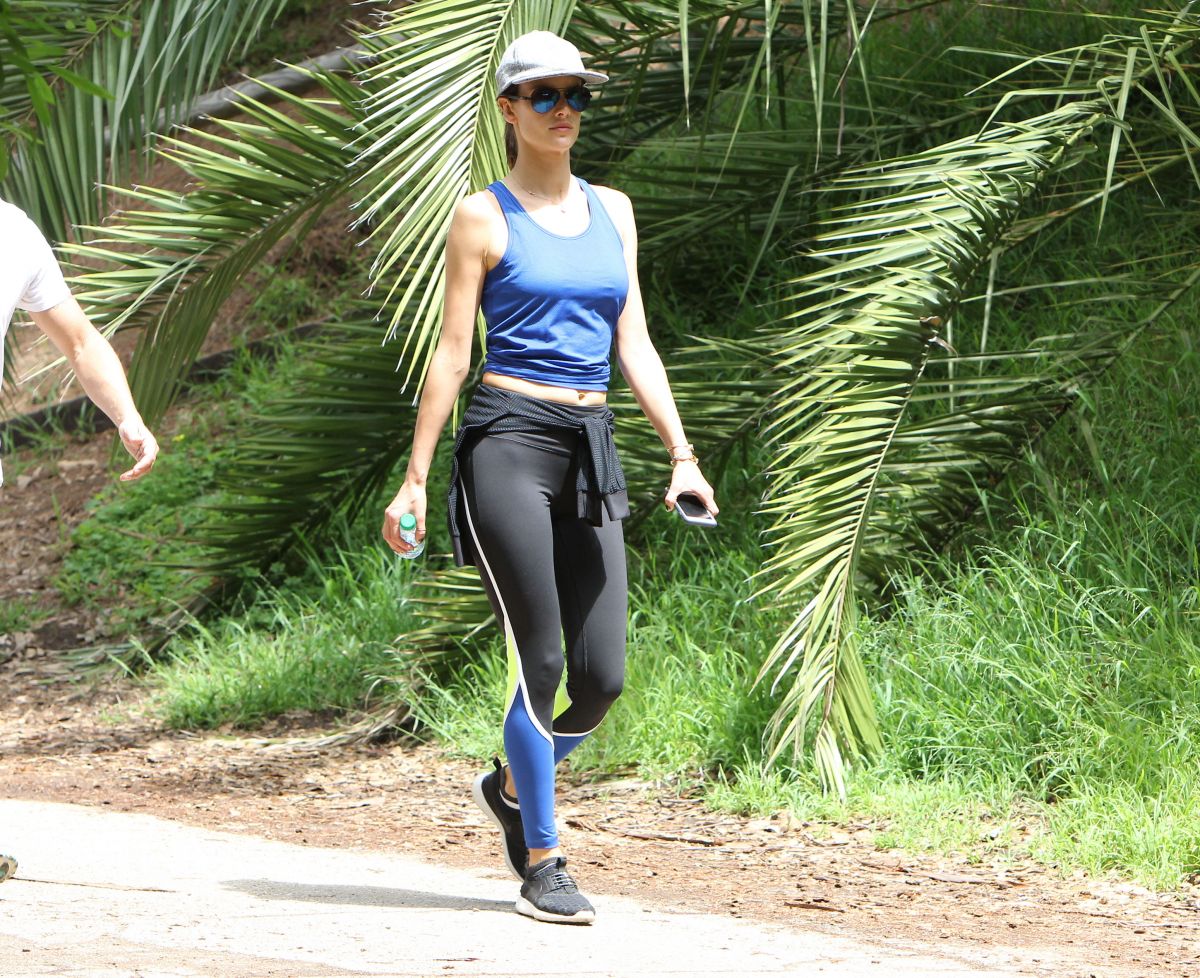 Alessandra Ambrosio Out Hiking Los Angeles