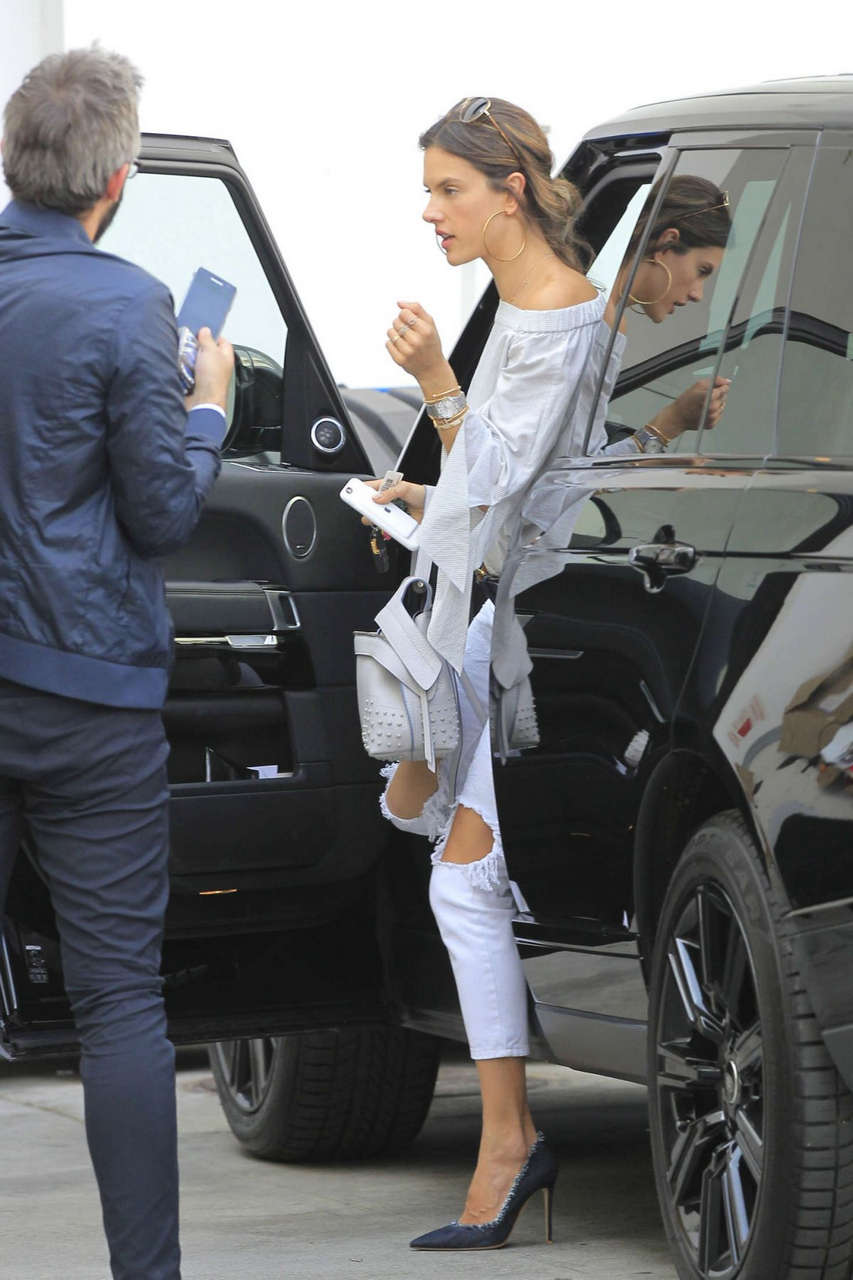 Alessandra Ambrosio Out Shopping Beverly Hills