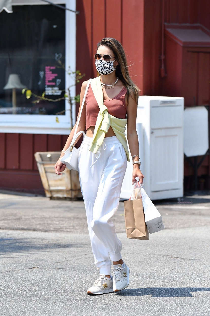 Alessandra Ambrosio Out Shopping Brentwood