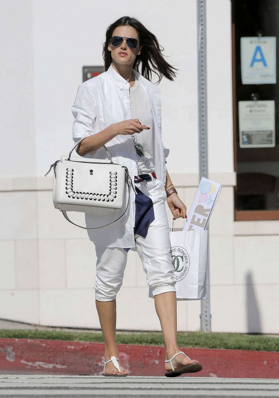 Alessandra Ambrosio Out Shopping Los Angeles