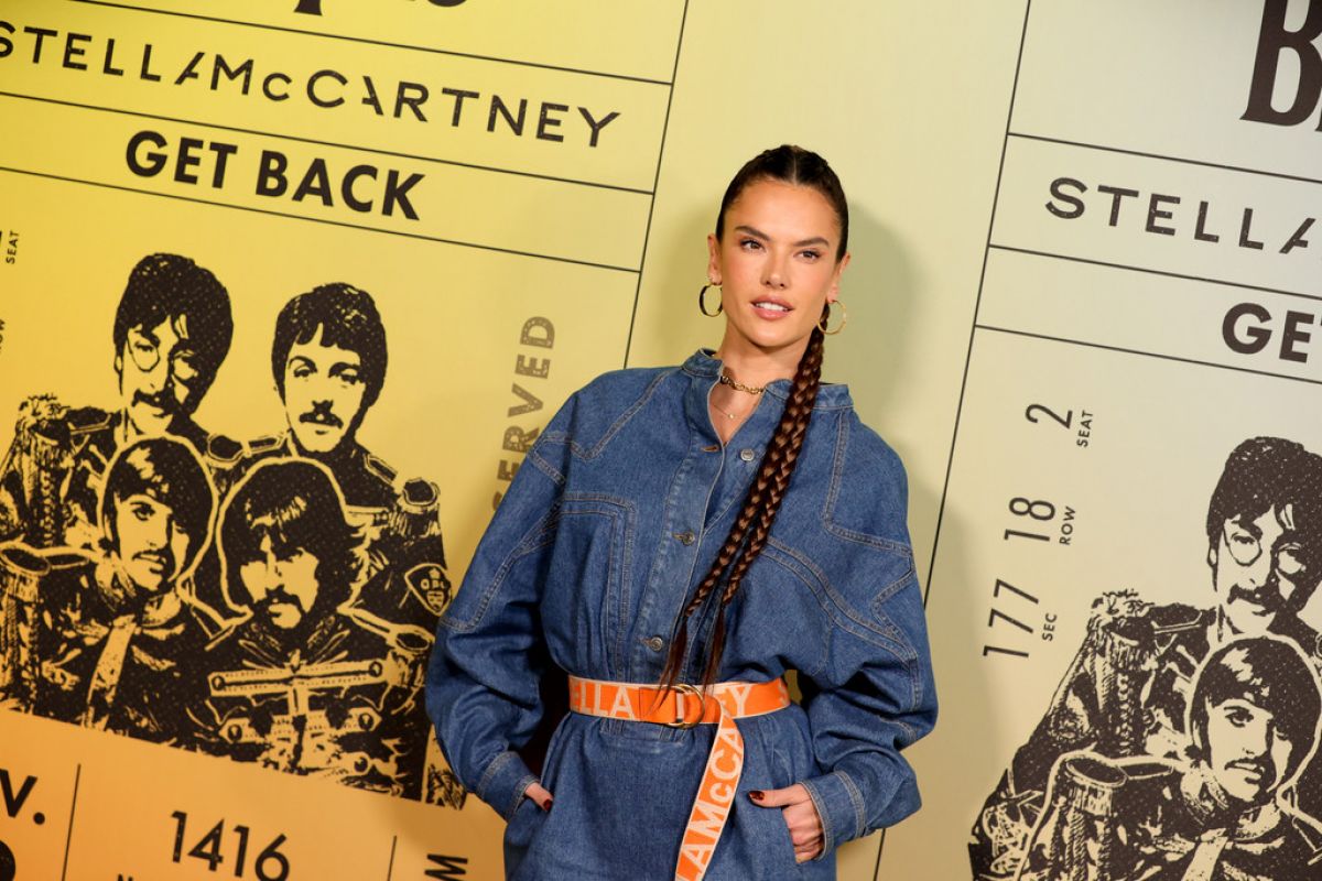 Alessandra Ambrosio Stella Mccartney X Beatles Get Back Collection Launch Los Angeles