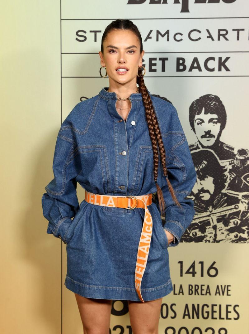 Alessandra Ambrosio Stella Mccartney X Beatles Get Back Collection Launch Los Angeles