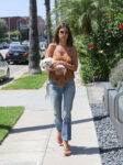 Alessandra Ambrosio Takes Her Dog Out Beverly Hills