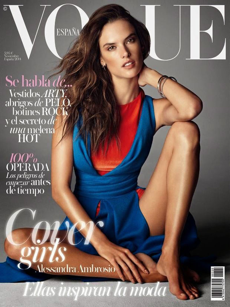 Alessandra Ambrosio Vogue Magazine Spain November 2014 Issue