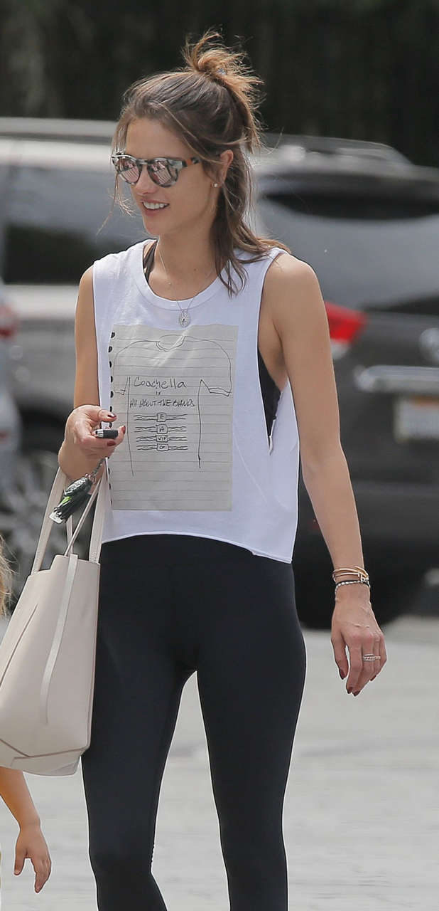 Alessandra Amrosio Out Los Angeles