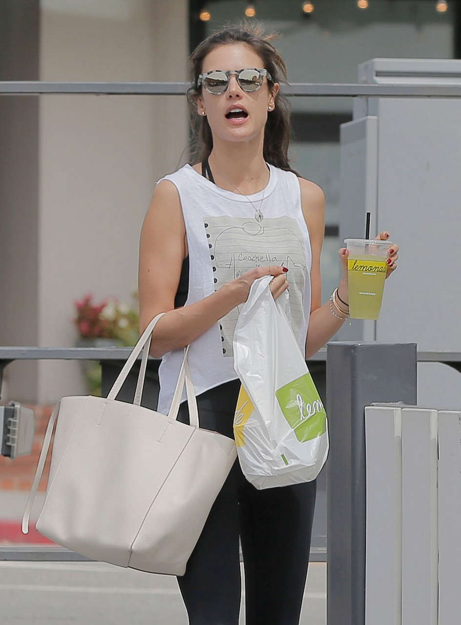 Alessandra Amrosio Out Los Angeles