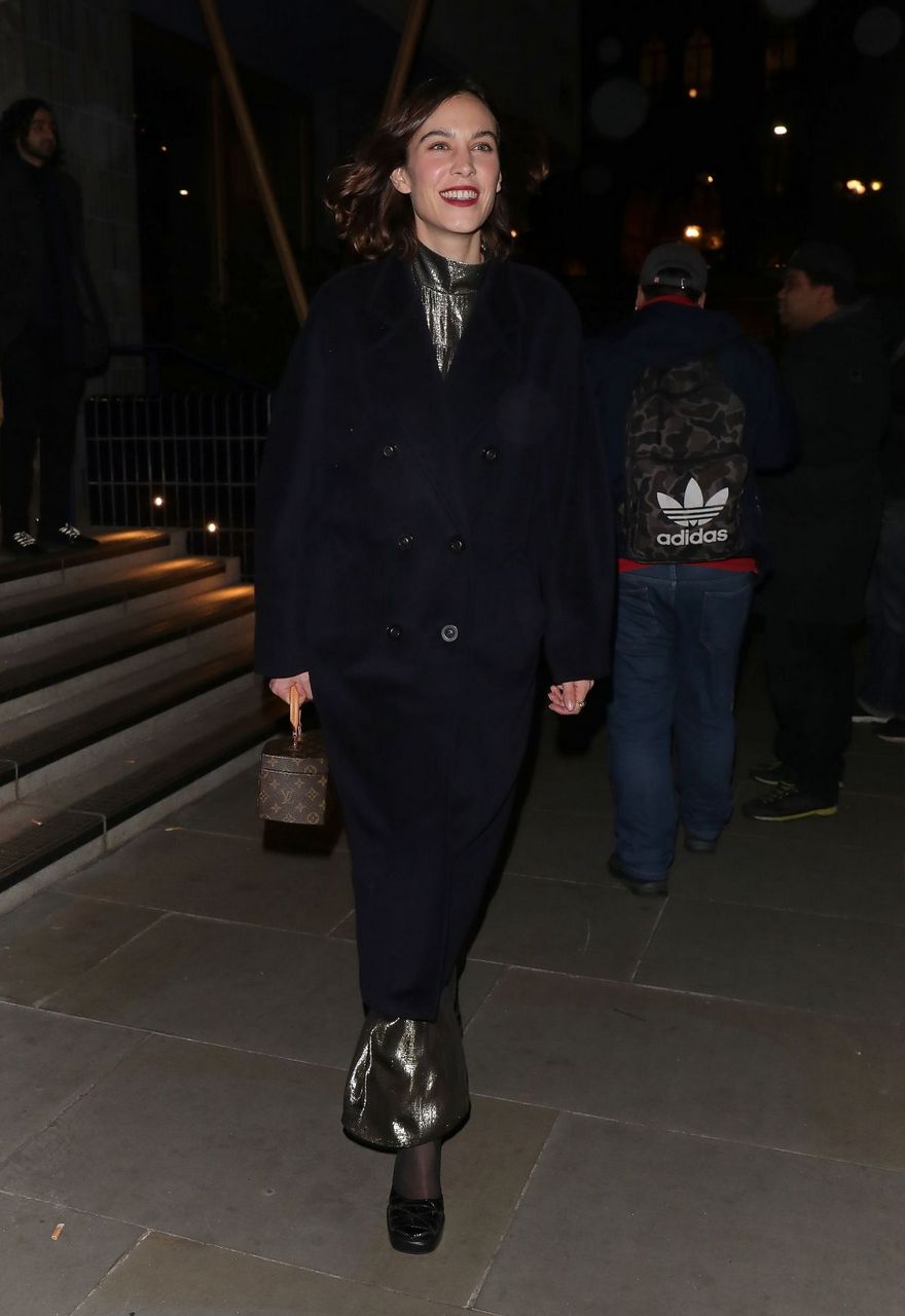 Alexa Chung Arrives Perfect Magazine Party London Fashion Week