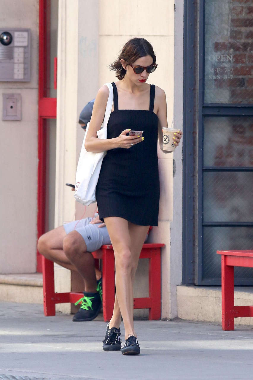 Alexa Chung Out Abpit New York