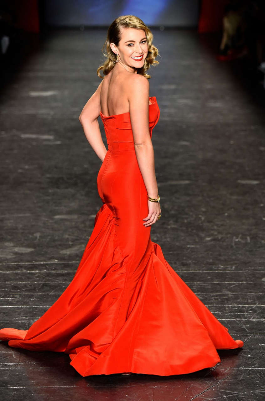 Alexa Vega Go Red For Women Red Dress Collection 2016 New York